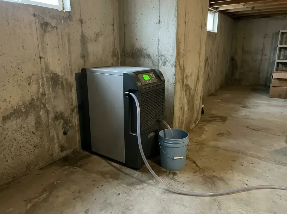 Commercial Dehumidifier — Residential Basement